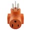 Ac Works Plug Adapter, 6-50R, 10-50P, 6-50P, 10-50P, 0 ft., Gray WD1050650 - alternate 2